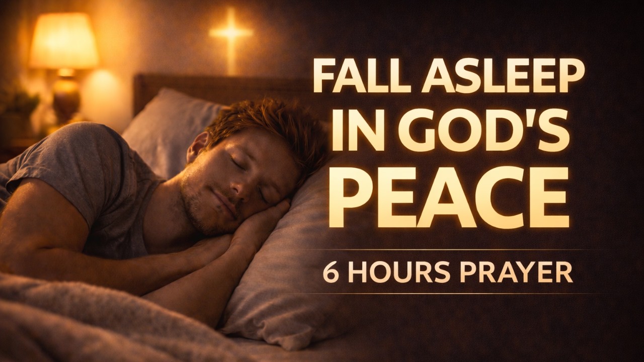 FALL ASLEEP IN GOD’S PEACE: FULL NIGHT Prayer for PROTECTION and Peace | 7 HOURS Black Screen Prayer