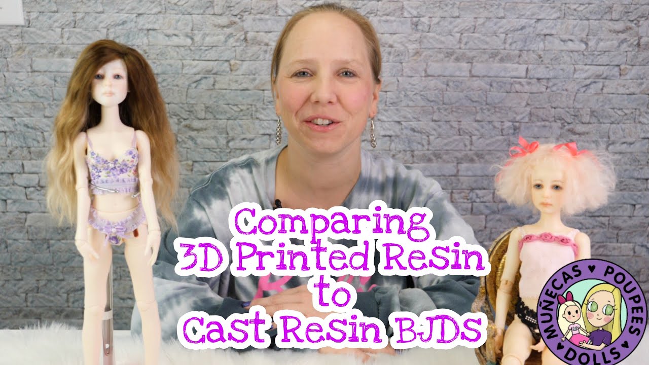 Comparing A 3D Printed Resin BJD To A Cast Resin BJD
