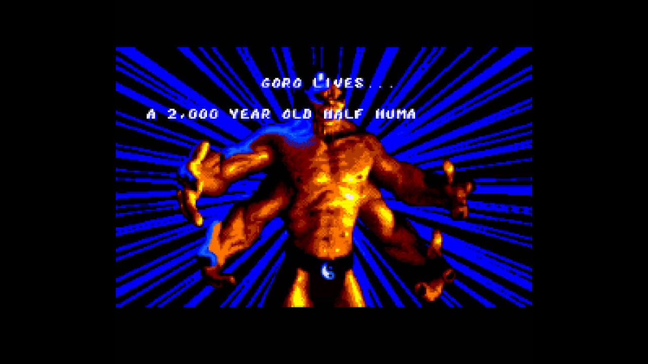 Mortal Kombat (Genesis/Megadrive) - Intro / Attract mode -  60fps - HD