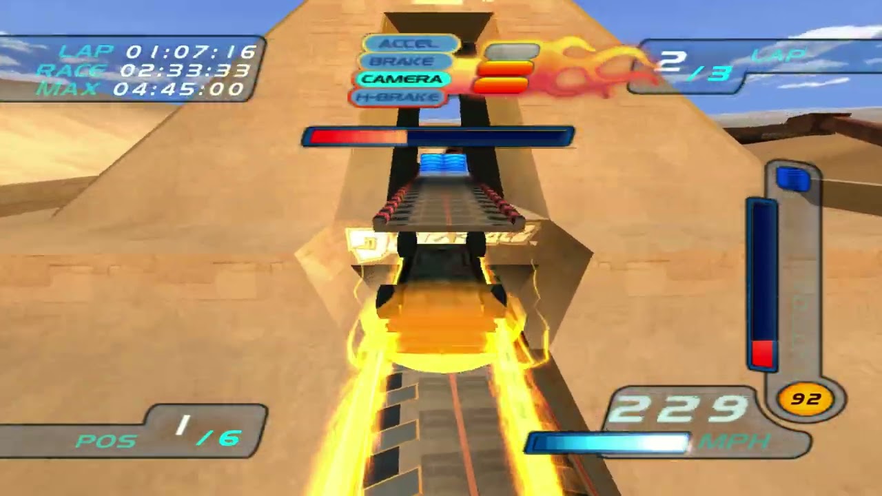 Hot Wheels World Race Rodger Dodger on Pyramid Run