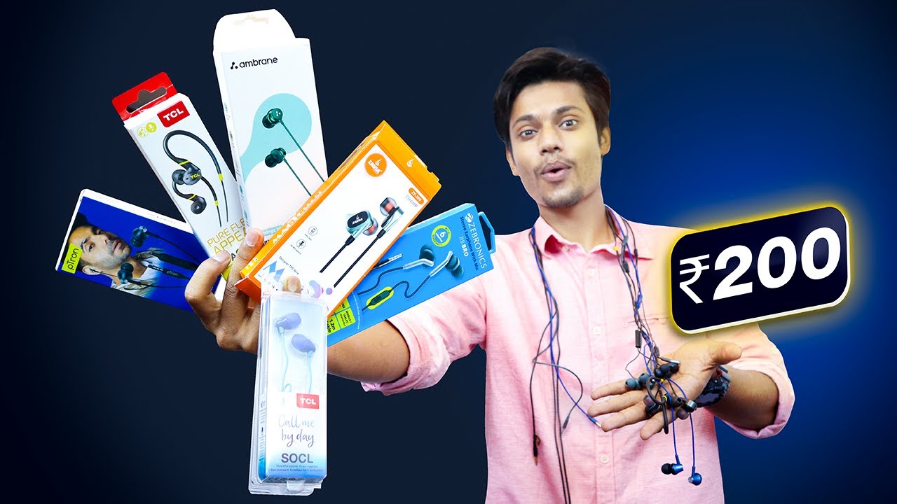 Best Earphones Under 200 Rupees|Budget Earphones Under 200 Rupees| Top 06 Earphones Under 200 Rupees