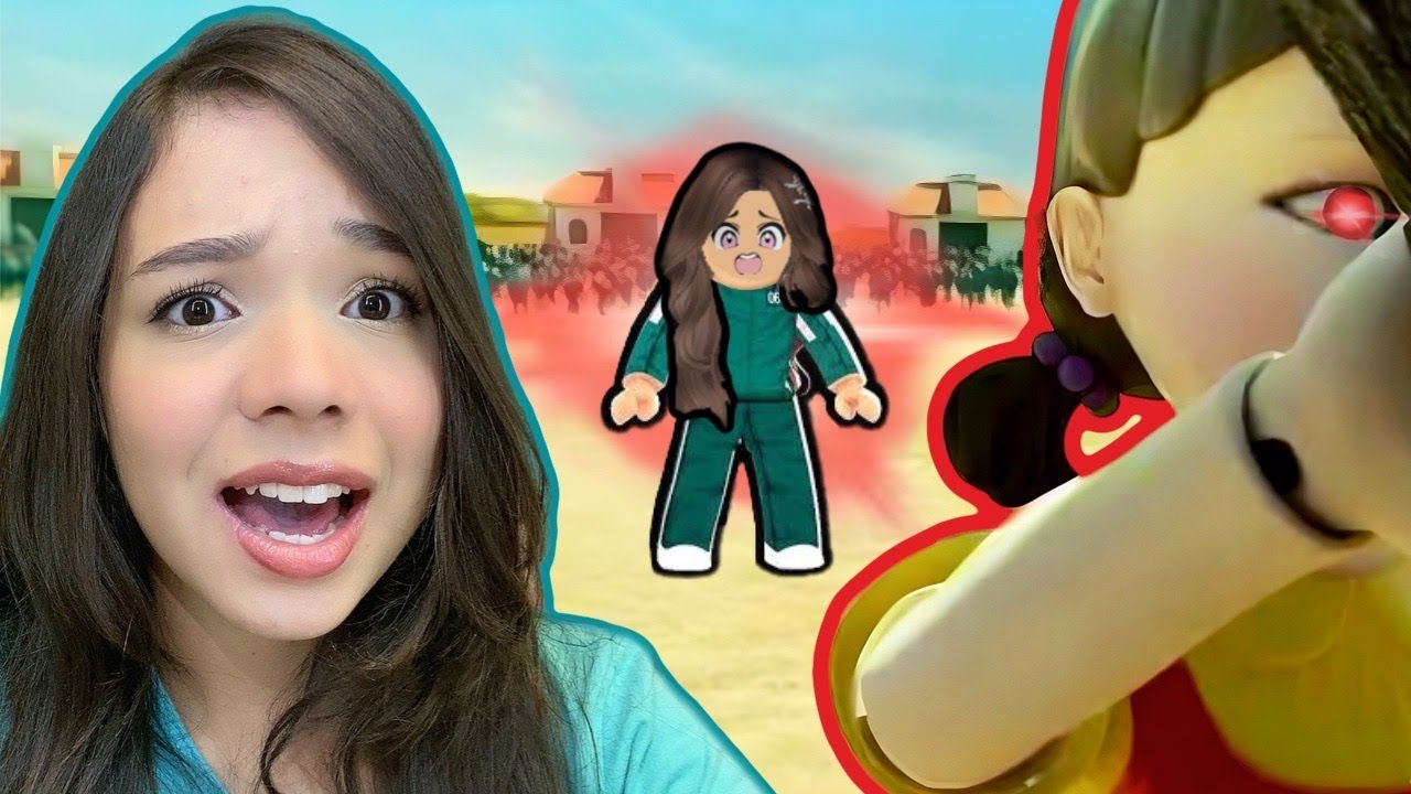 JOGUEI SQUID GAME  -JOGO BATATINHA FRITA 1 2 3 ROUND 6 (Squid Game) - Emilly Loise Games
