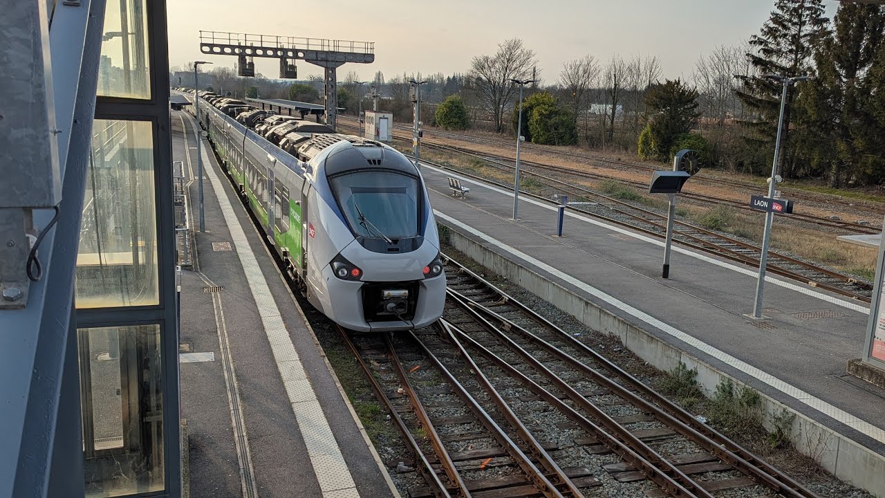 TER Hauts-de-France Krono Laon - Paris-Nord via Verberie Regiolis B 84500