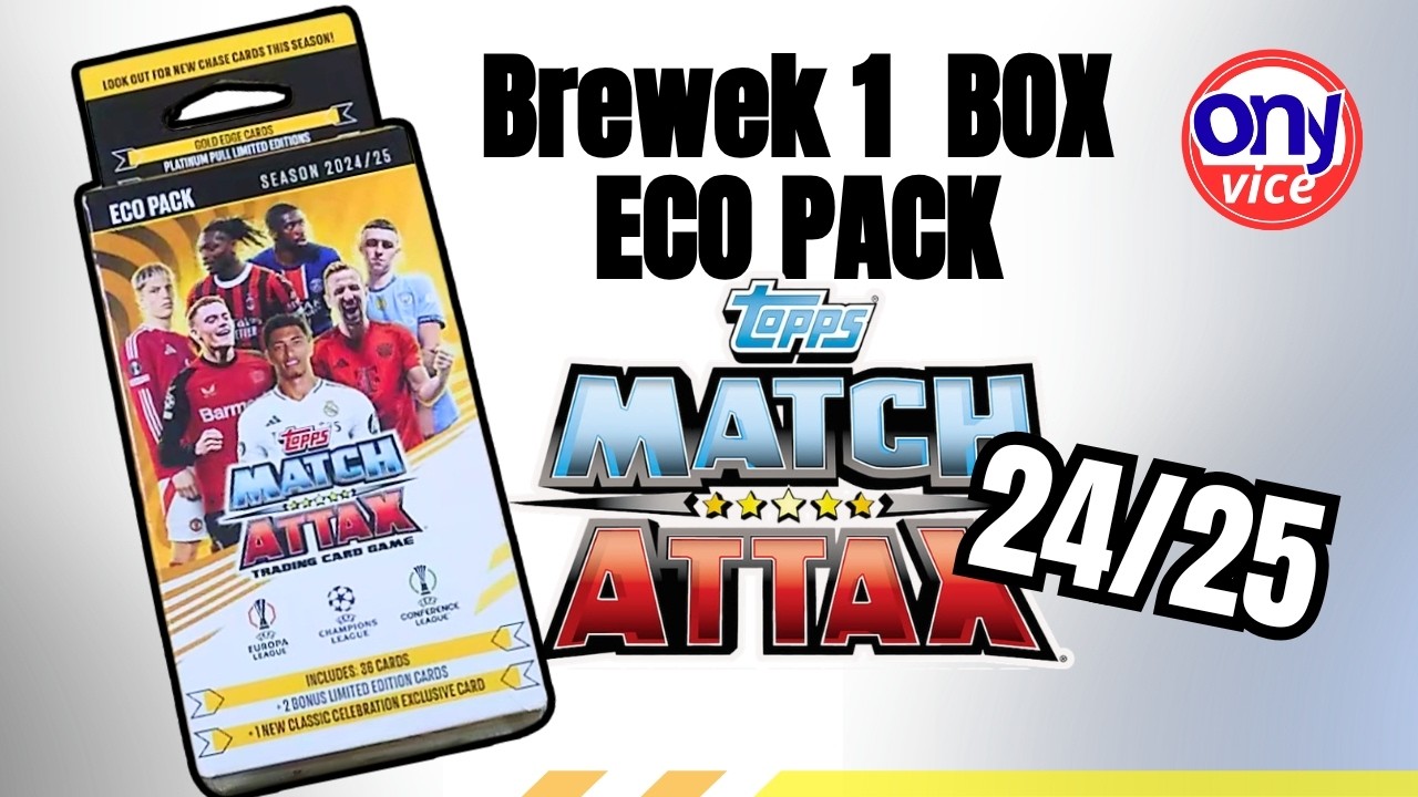 BERBURU KARTU LANGKA DI TOPPS ECO PACK MATCH ATTAX SEASON 24/25 | BREWEK KARTU BOLA