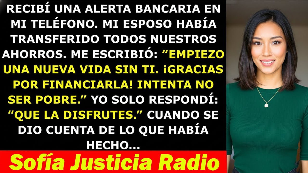 Mi Esposo Transfirió Todos Nuestros Ahorros a Su Cuenta… No Esperaba Lo Que Yo Haría Después