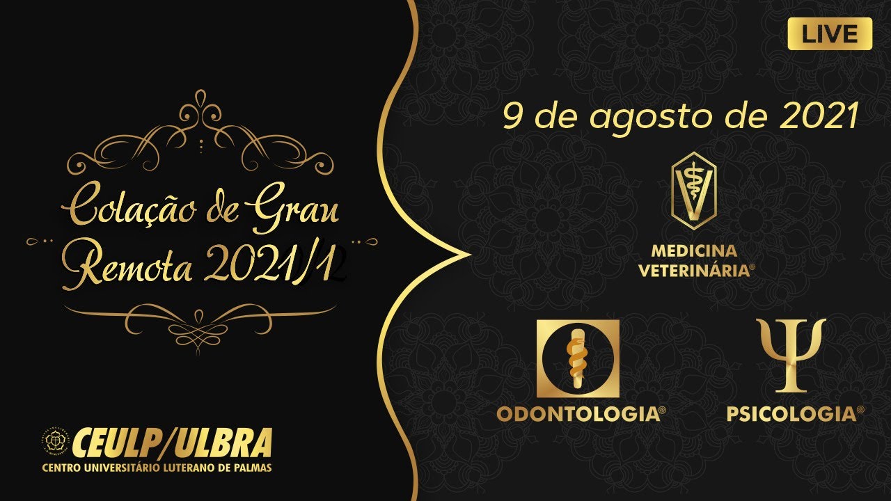 Colação de Grau Remota 2021/1