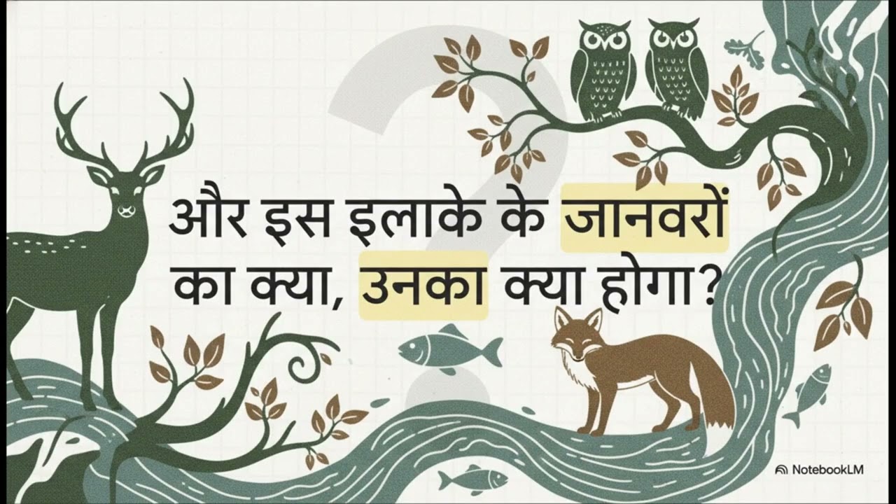 चीड़ के पेड़ों के बीच का स्कूल.