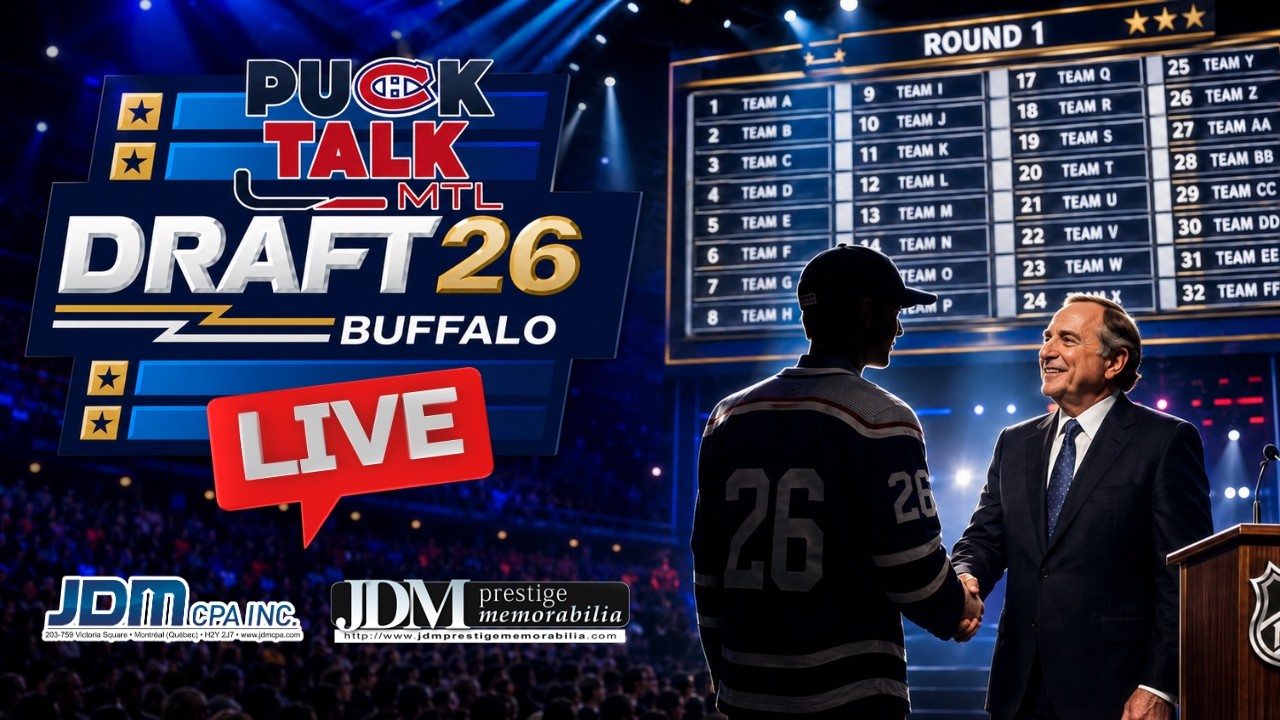The 2026 NHL Draft LIVE!!! | PuckTalk MTL
