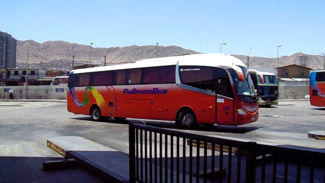 Buses en el Terminal Rodiviario de Antofagasta