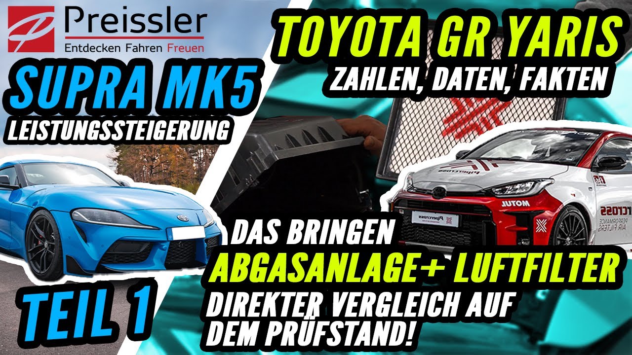 TOYOTA GR Yaris | Leistung mit Aulitzky Exhaust + Pipercross? | Supra MK5 Leistungssteigerung+Sound