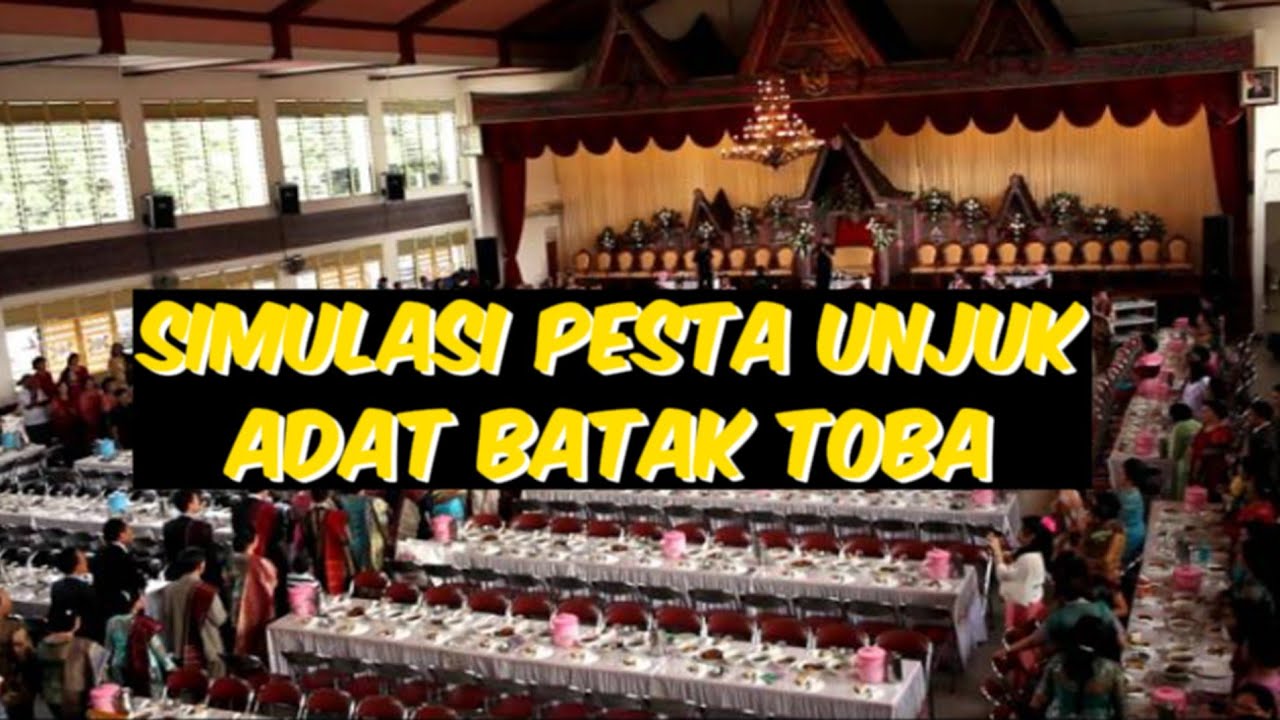 Simulasi Pesta Unjuk Adat Batak Toba #adatbataktoba #ulaonunjuk #pestaunjuk 