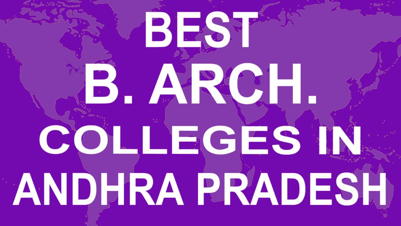 B Arch Colleges in Andhra Pradesh