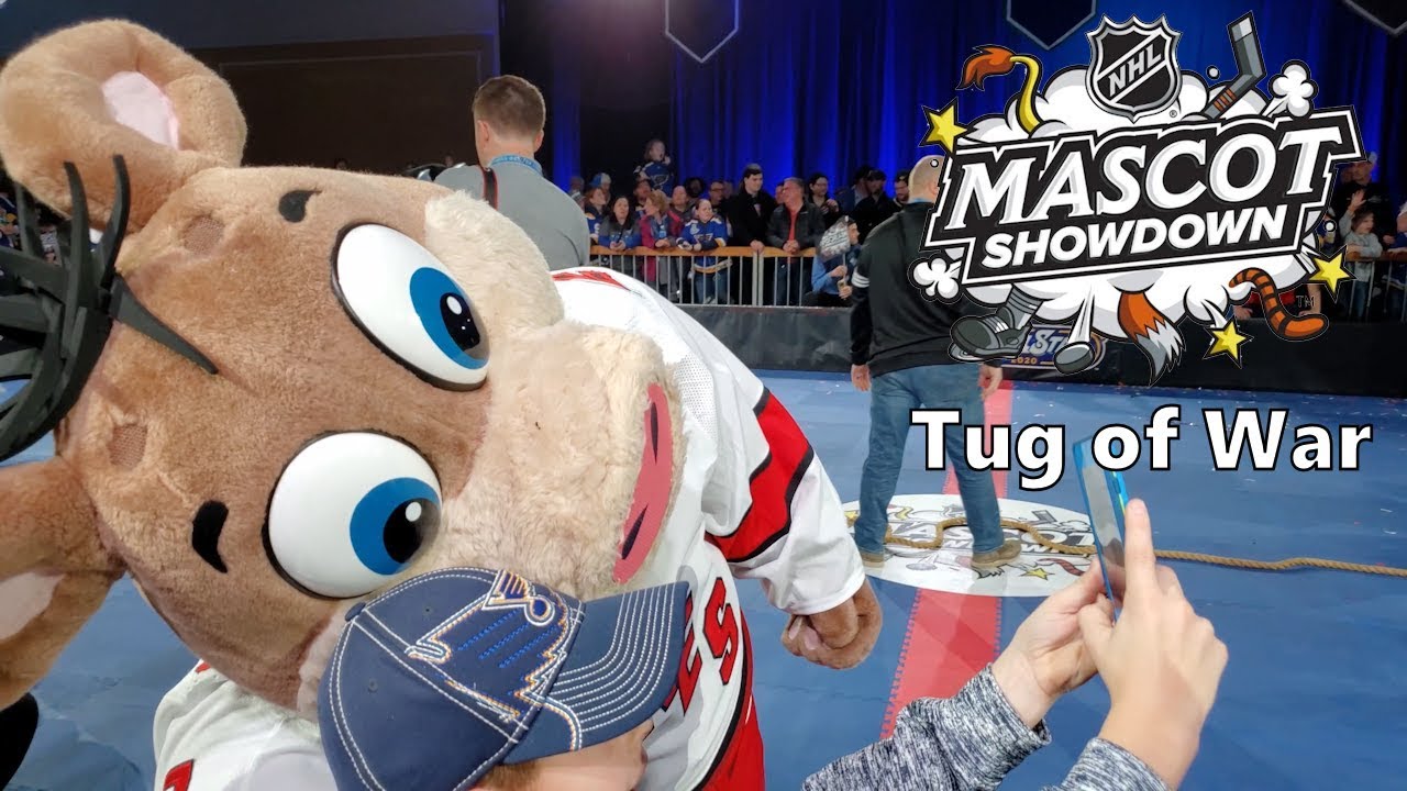 [4K] 2020 NHL All Star Game - Mascot Showdown: Tug of War