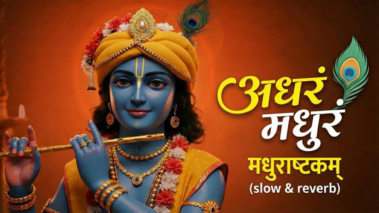 The Most RELAXING Krishna Bhajan Ever - Adharam Madhuram