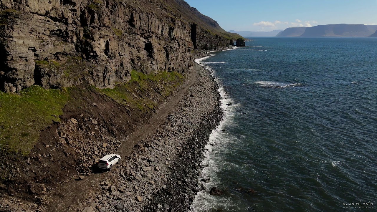 Svalvogavegur / Road 622 - Westfjords Iceland (Drone Footage)