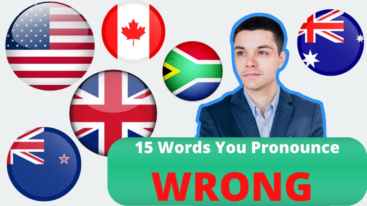 15 English words that you pronounce INCORRECTLY | American English Pronunciation