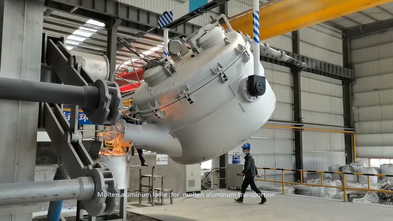 Molten Aluminum Transfer Ladle, For Molten Aluminum Transportation