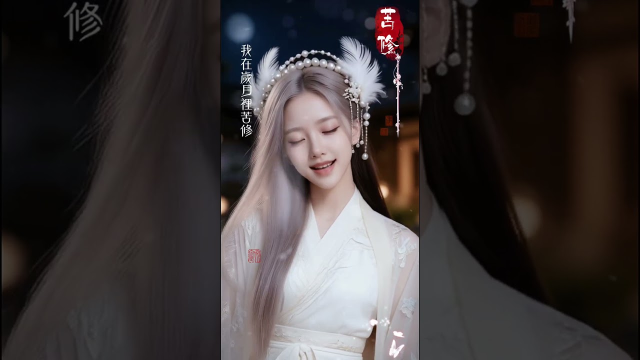 苦修 - 蔡芷妍｜「我在紅塵裡苦修 一念成魔 一念成佛」動態歌詞 #苦修 #蔡芷妍 #古風歌曲 #武俠風 #華語原創 #修行感