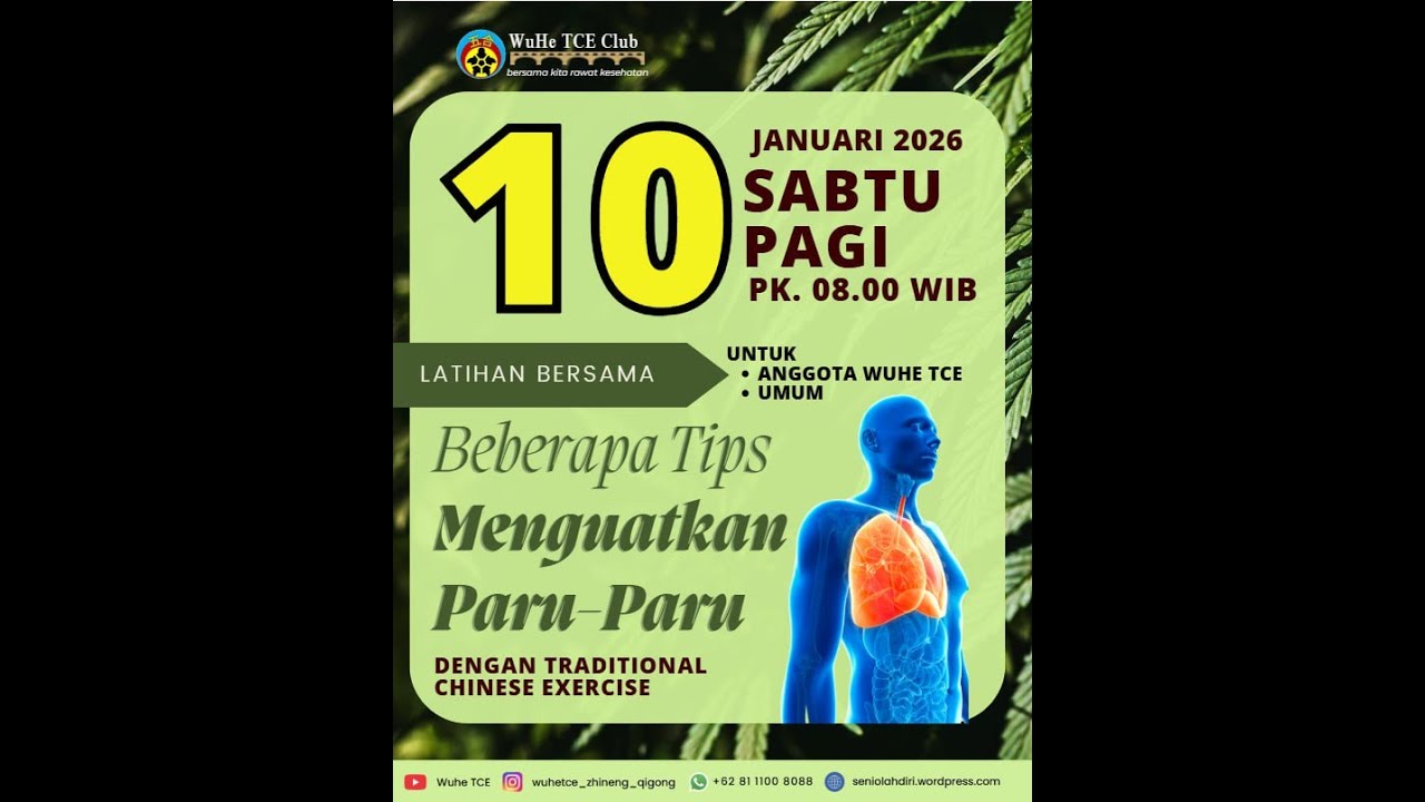 Beberapa Tips Menguatkan Paru-Paru - Sabtu 10 Januari 2026