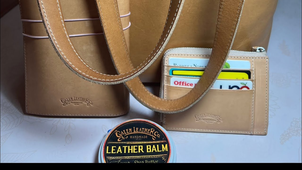 One Year UPDATE: Galen Leather Undyed Tote and Weeks cover
