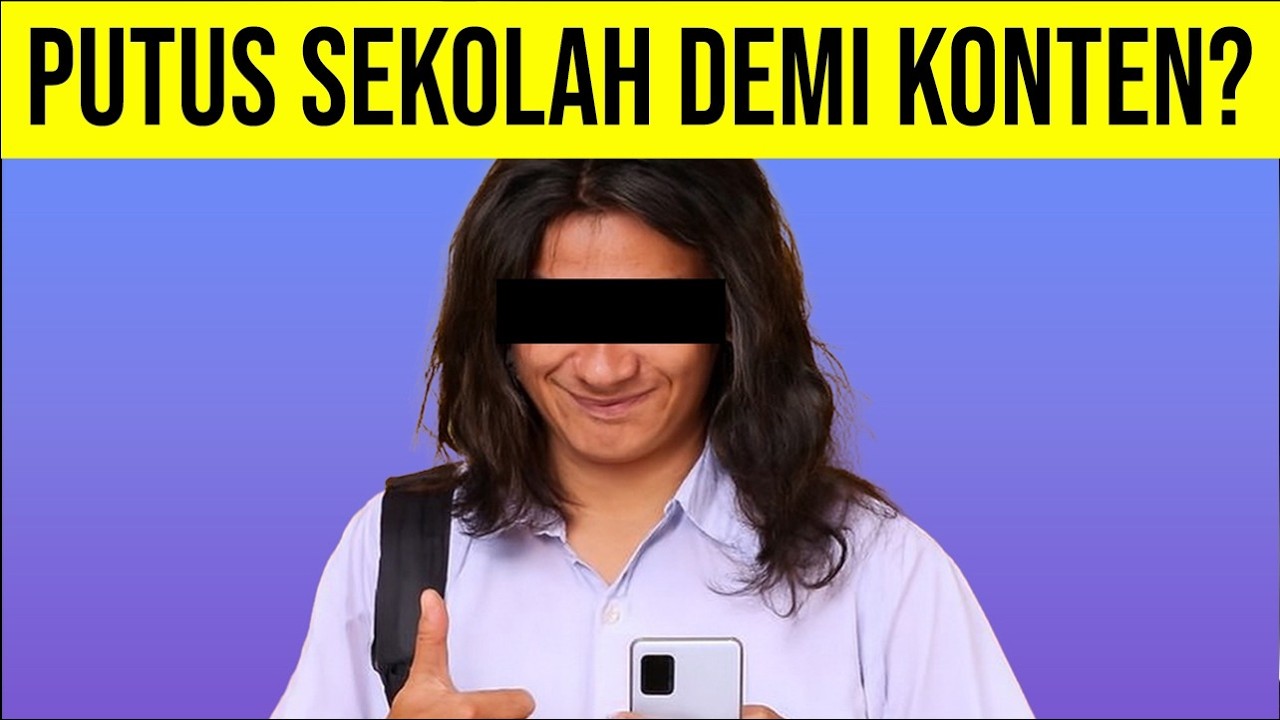 Kenapa Tiba-Tiba Banyak Bocil Putus Sekolah?