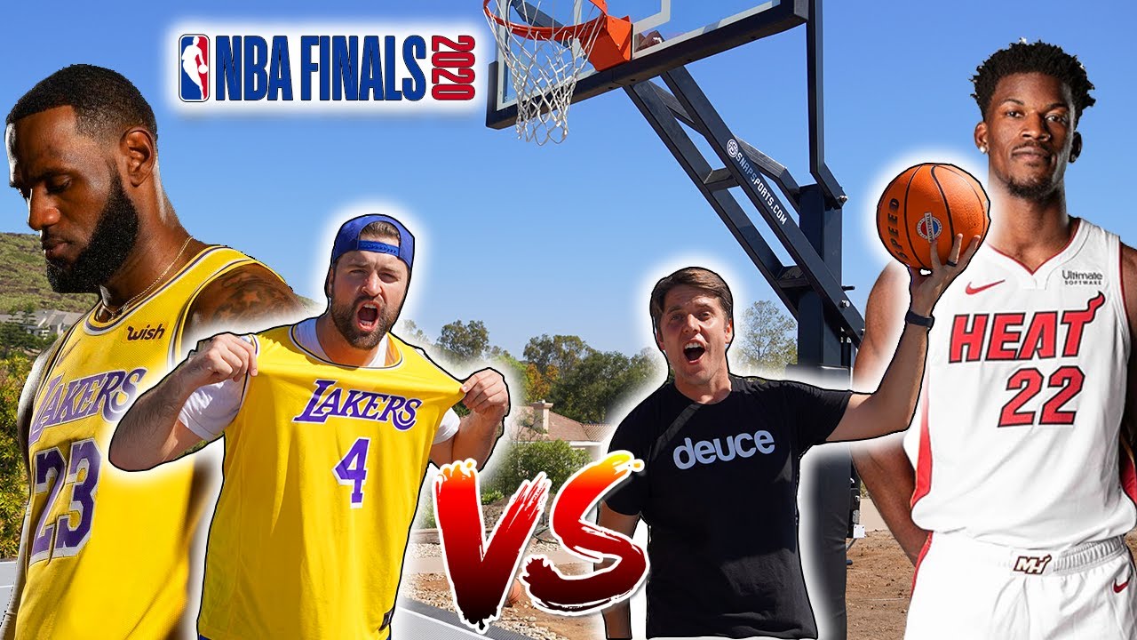 NBA FINALS TRICK SHOT H.O.R.S.E (Lakers vs Heat)