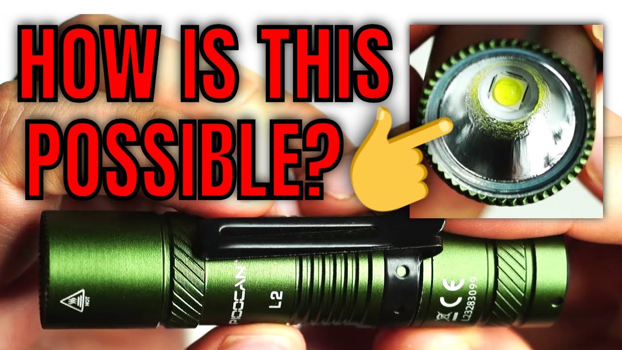 PIOOCAN L2 Flashlight Review: Game-changing Reflector Design