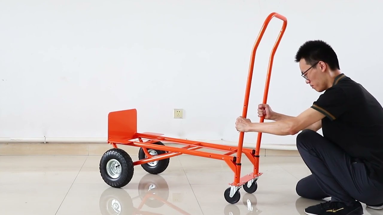 How to use the 2-in-1 Hand truck?