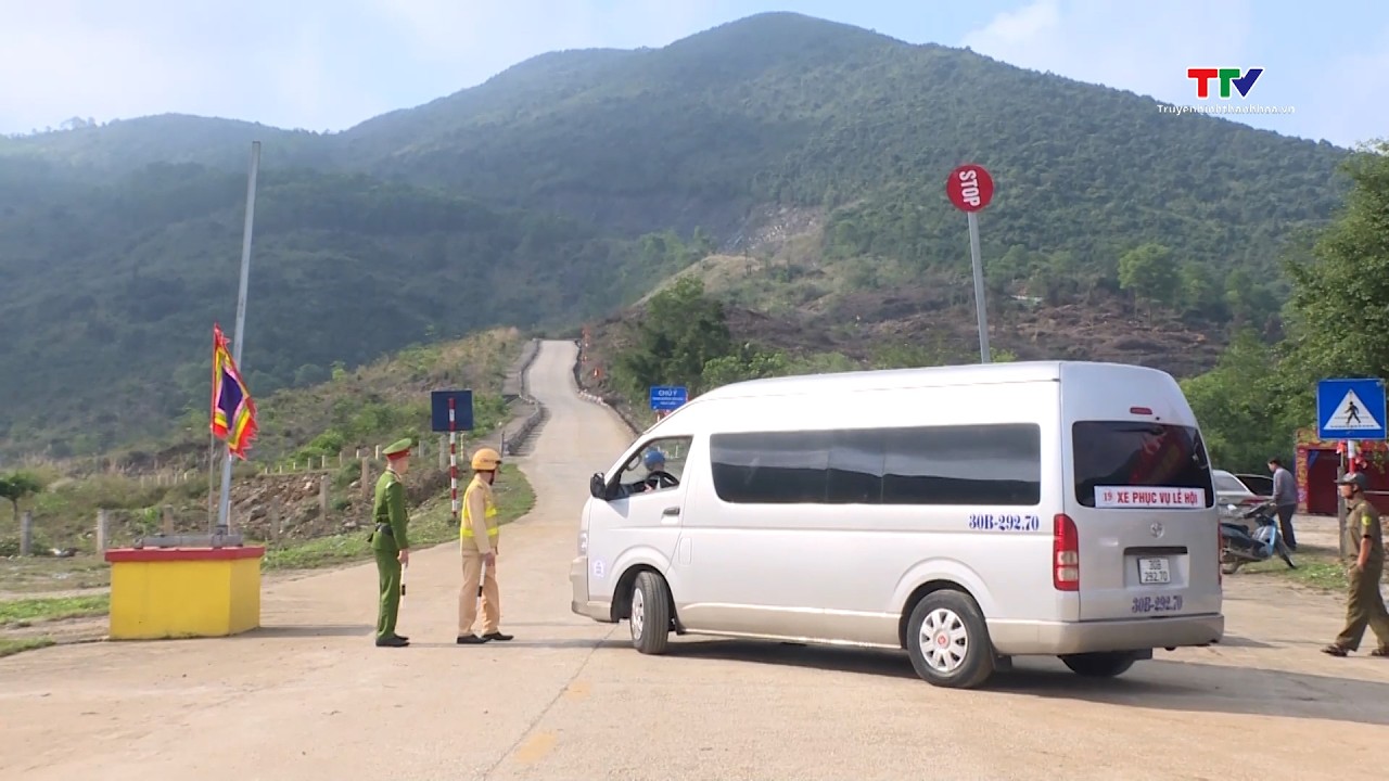 Kiểm tra, rà soát phương án đảm bảo giao thông tại khu di tích Đền Am Tiên| NSTH