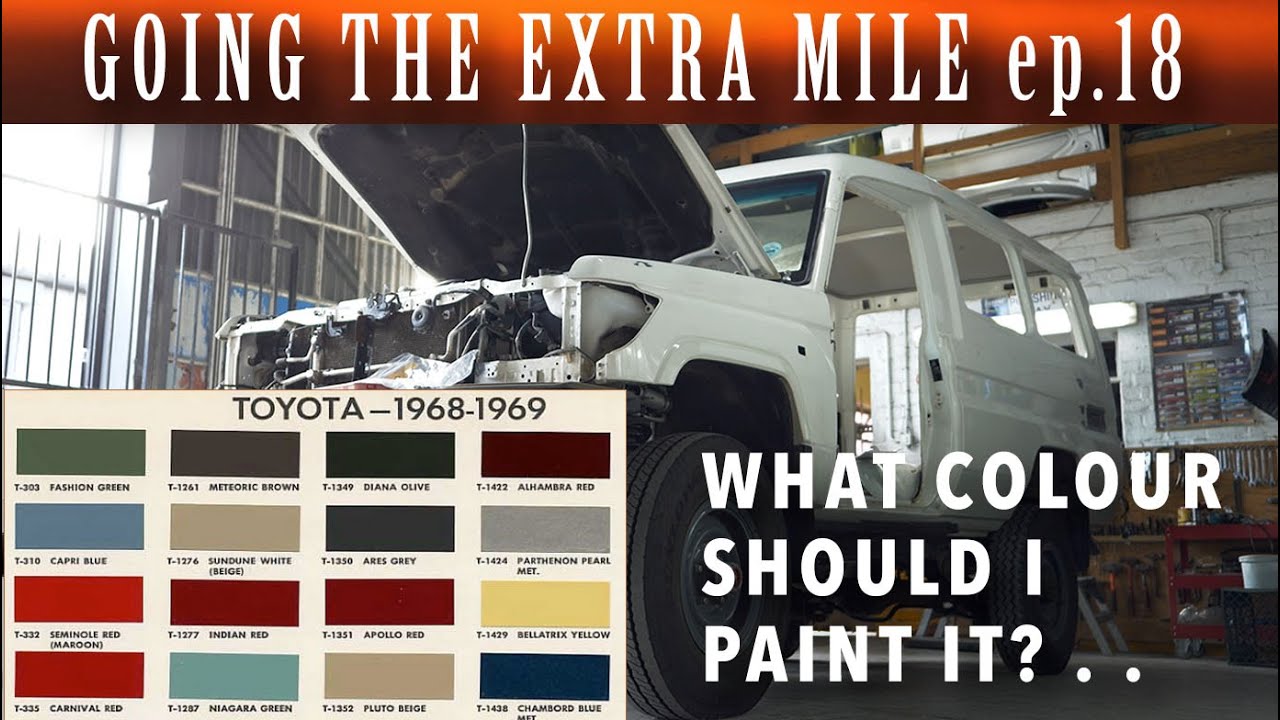 What Colour Should an Old Toyota Land Cruiser be Painted?  Ep-18 @4xoverland