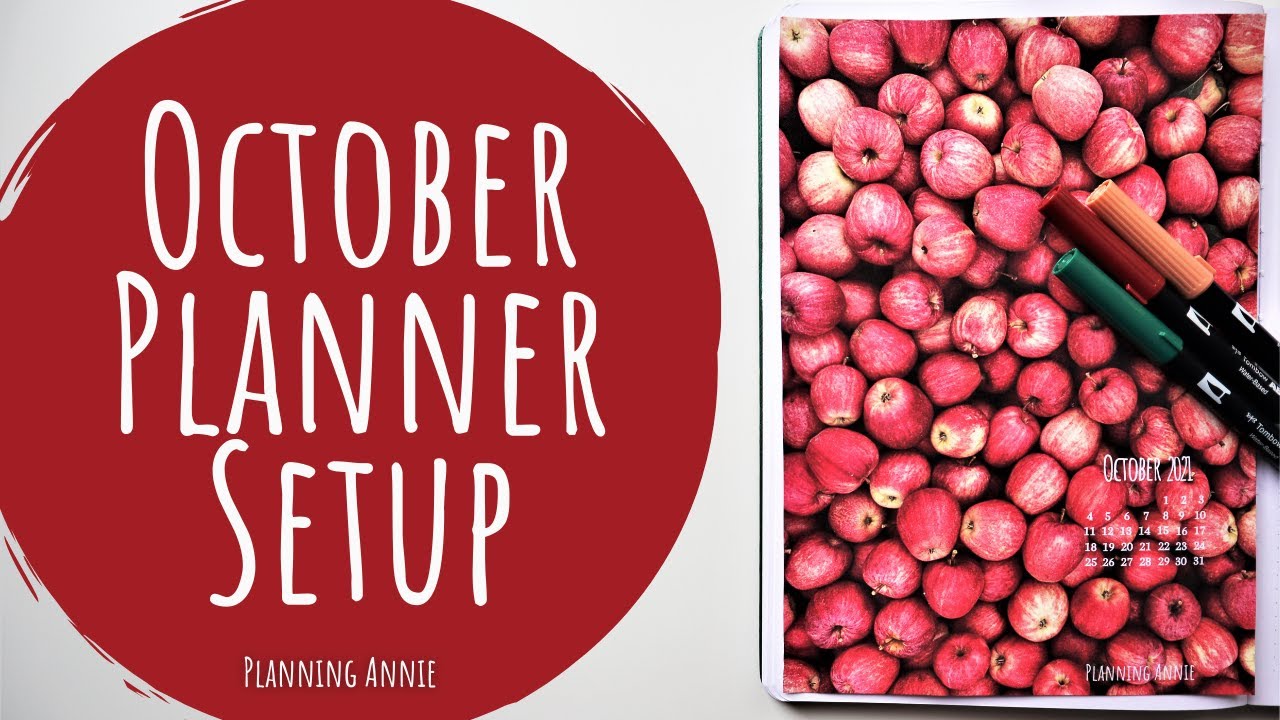 Planner Setup For October