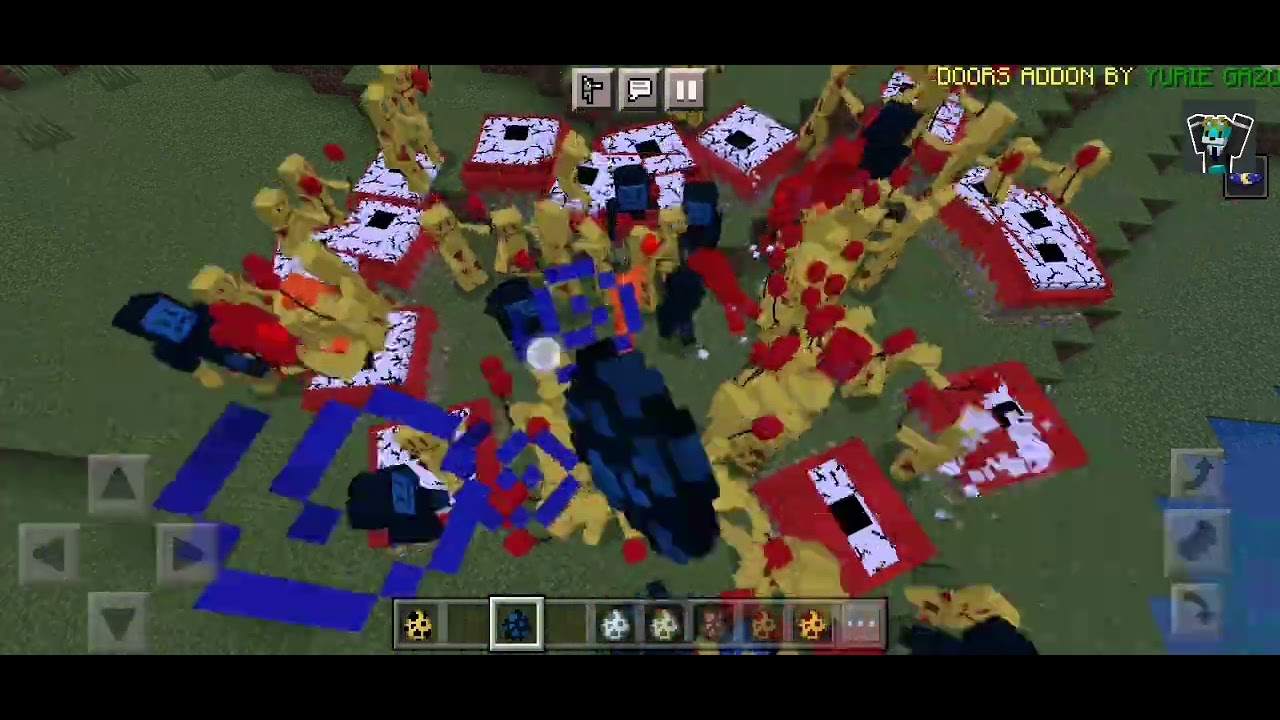 Partygoers and Party host Vs Partypooper in Minecraft