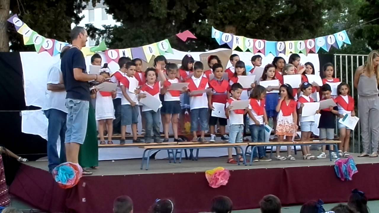 infantil graduacion 5 años  FIN DE CURSO 2015 EMV