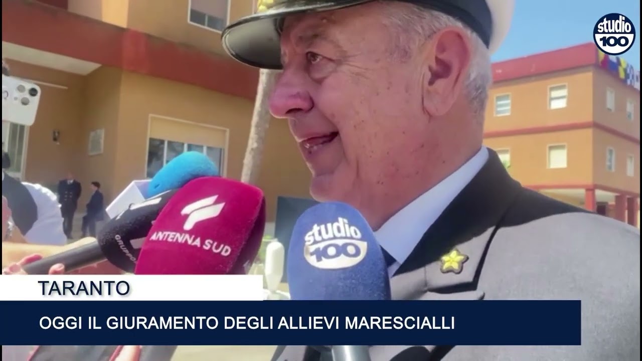 Taranto, oggi il giuramento degli allievi Marescialli