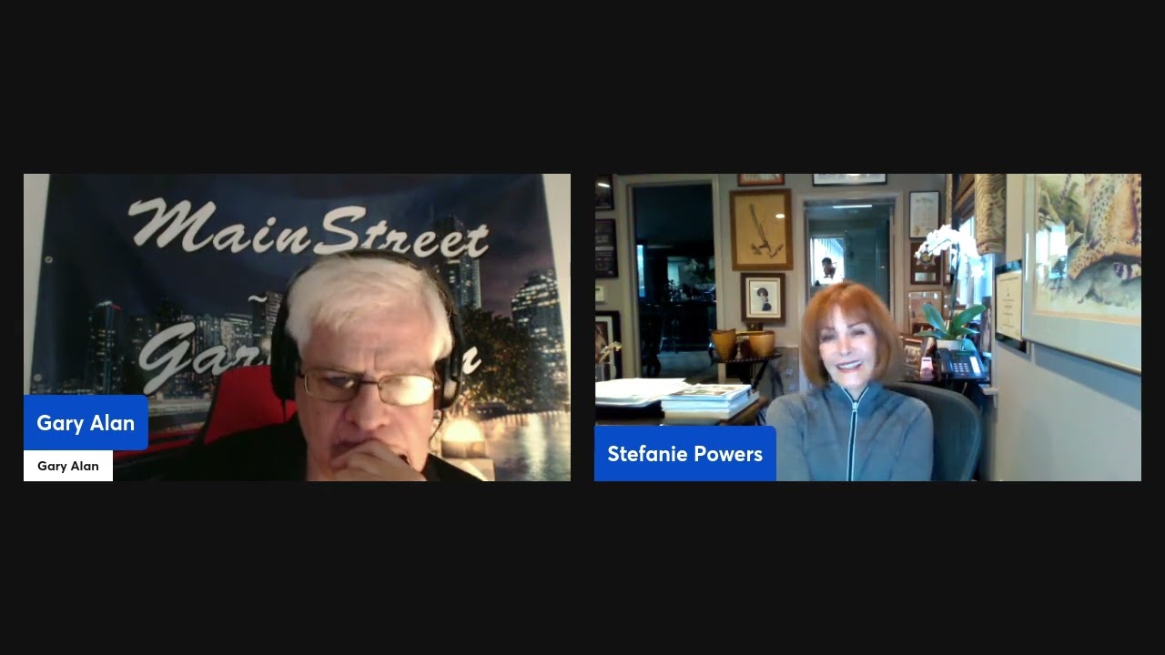 Stephanie Powers ( Hart to Hart ) is MainStreet with Gary Alan.
