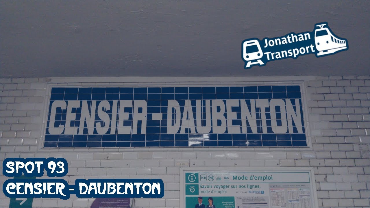 Métro 7 RATP - Censier - Daubenton