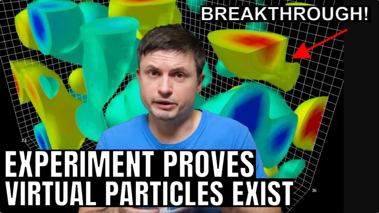 Actual Evidence of Virtual Particle Turning Into Real Matter!