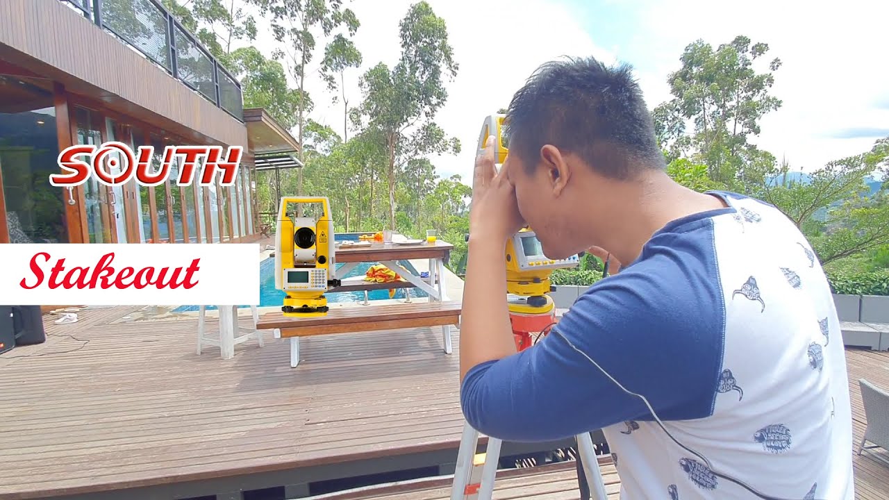 [TUTORIAL] Stake out Total Station South NTS 322R10 / R10 | BNT