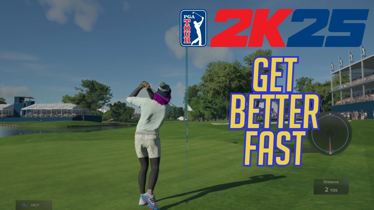 Советы по PGA Tour 2K25, как БЫСТРО стать лучше