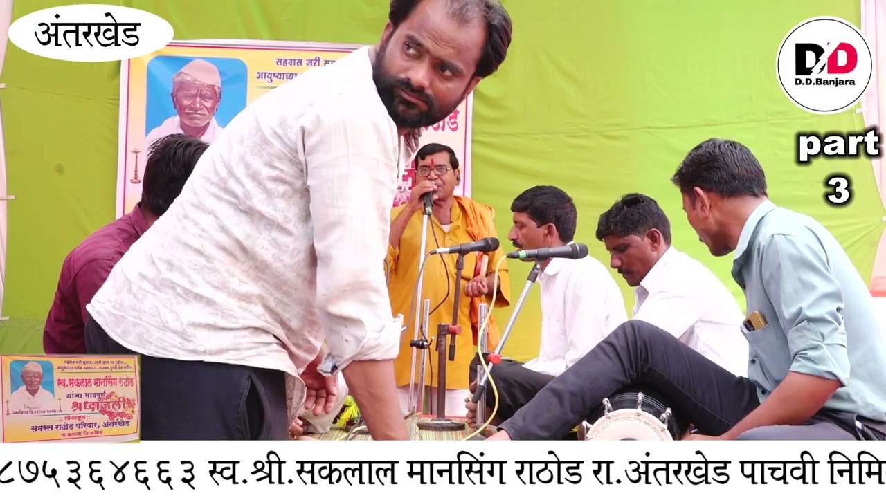 Aanterkhed deorao maharaj lohagaon mahagaon shree saklal mansing rathod pachavi nimittay banjara bha