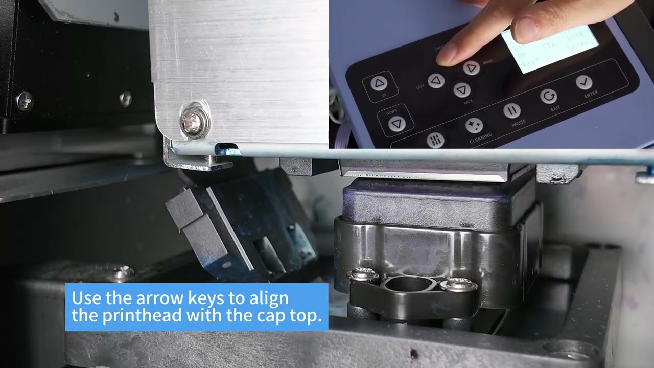 Model C 30 Troubleshooting - How to Align Printhead & Cap Top?