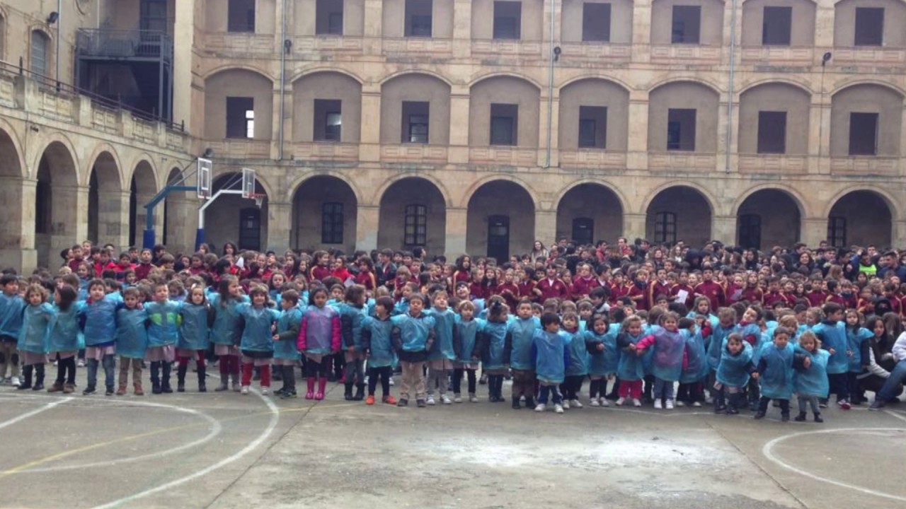 Día de la Paz 30-1-2017. Colegio Maestro Ávila. #CyLcantaporSiria