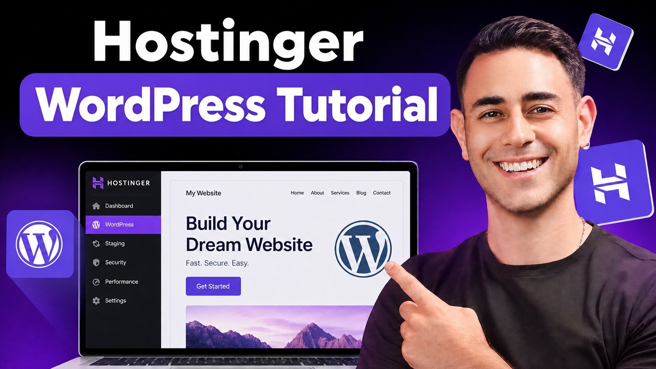 Учебник по WordPress на Hostinger 2026: Создание сайта шаг за шагом