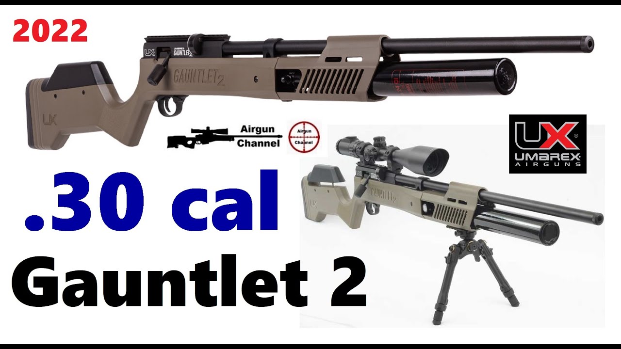 Новинки пневматики с выставки Shot Show 2022 (Umarex GAUNTLET 2 в калибре .30) с регулируемой мощ...