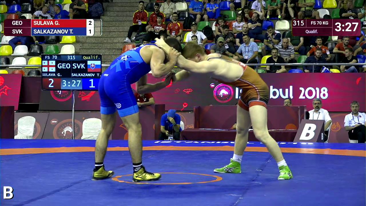 Qual. FS - 70 kg: G. SULAVA (GEO) v. T. SALKAZANOV (SVK)