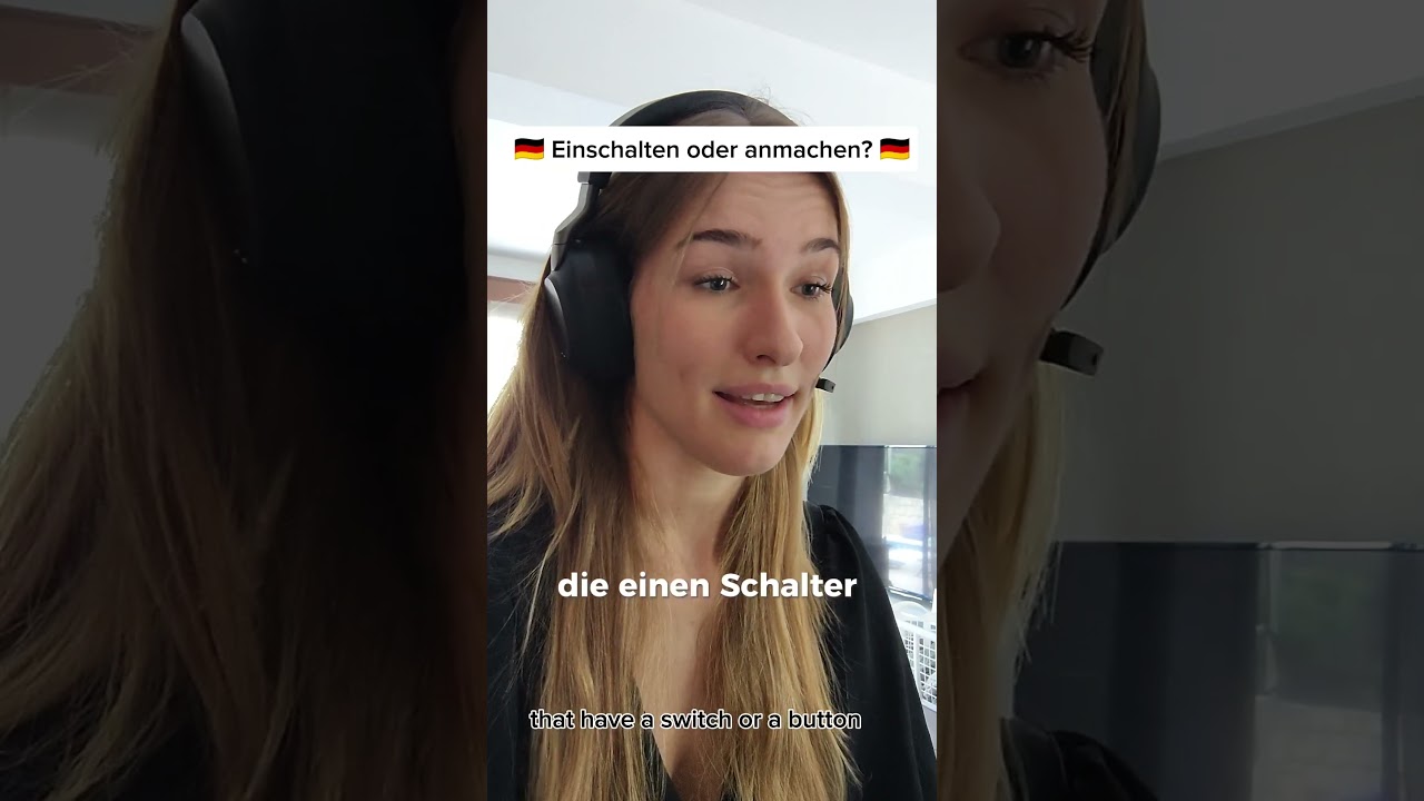 🇩🇪 einschalten oder anmachen? 