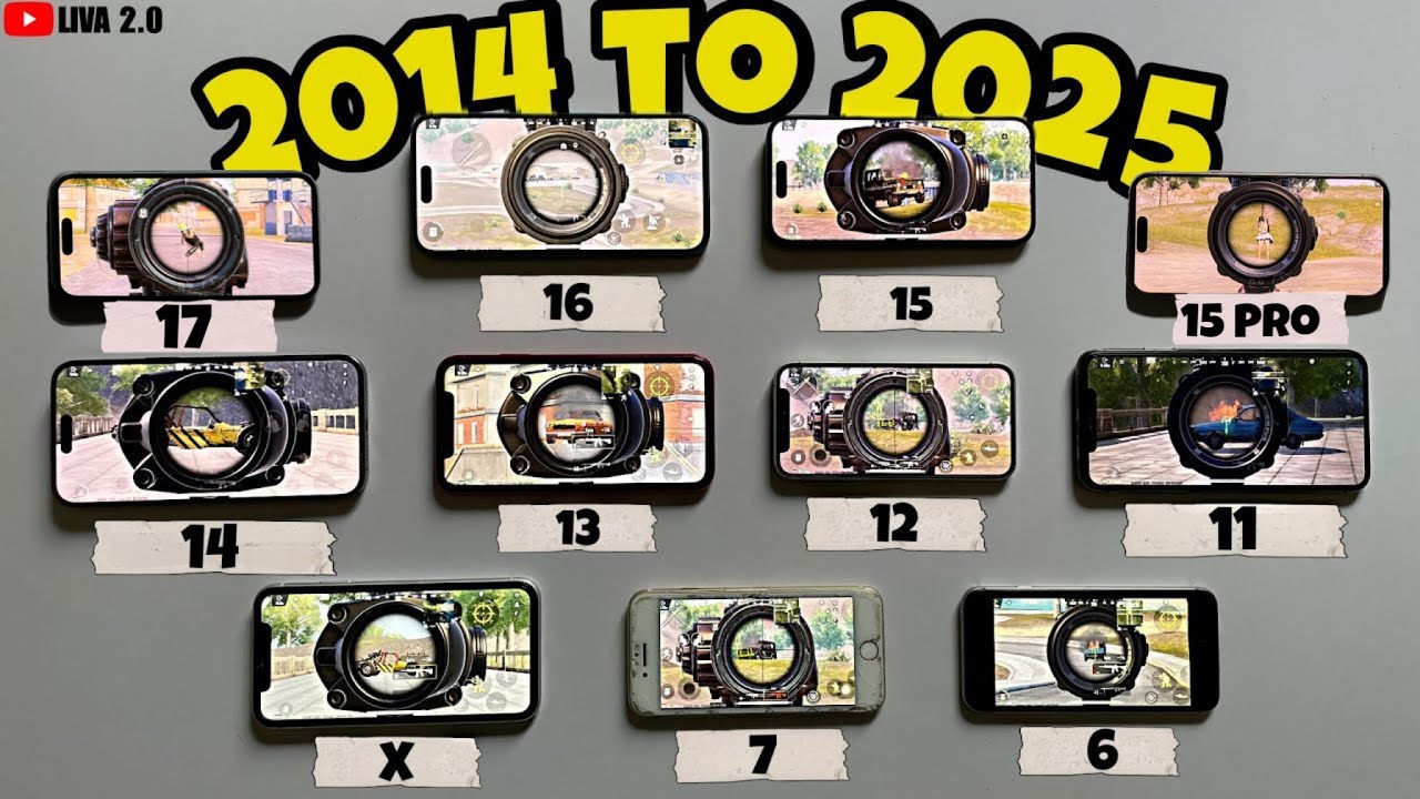 iPhone 6 to iPhone 17 BGMI Test – Full Performance Comparison!