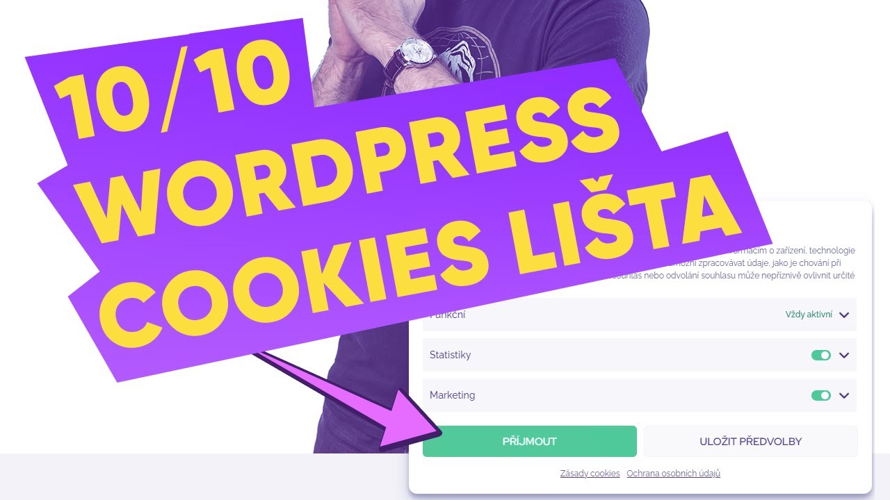 NASTAVENÍ PLUGINU COMPLIANZ GDPR VE WORDPRESS - COOKIES LIŠTA 2022