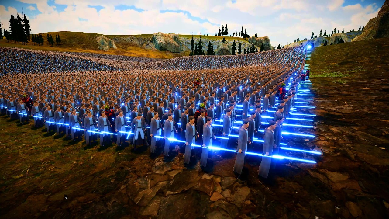 JEDI KNIGHTS, NINJAS & QUEENS ATTACK KNIGHT TEMPLAR | Ultimate Epic Battle Simulator 2 | UEBS 2