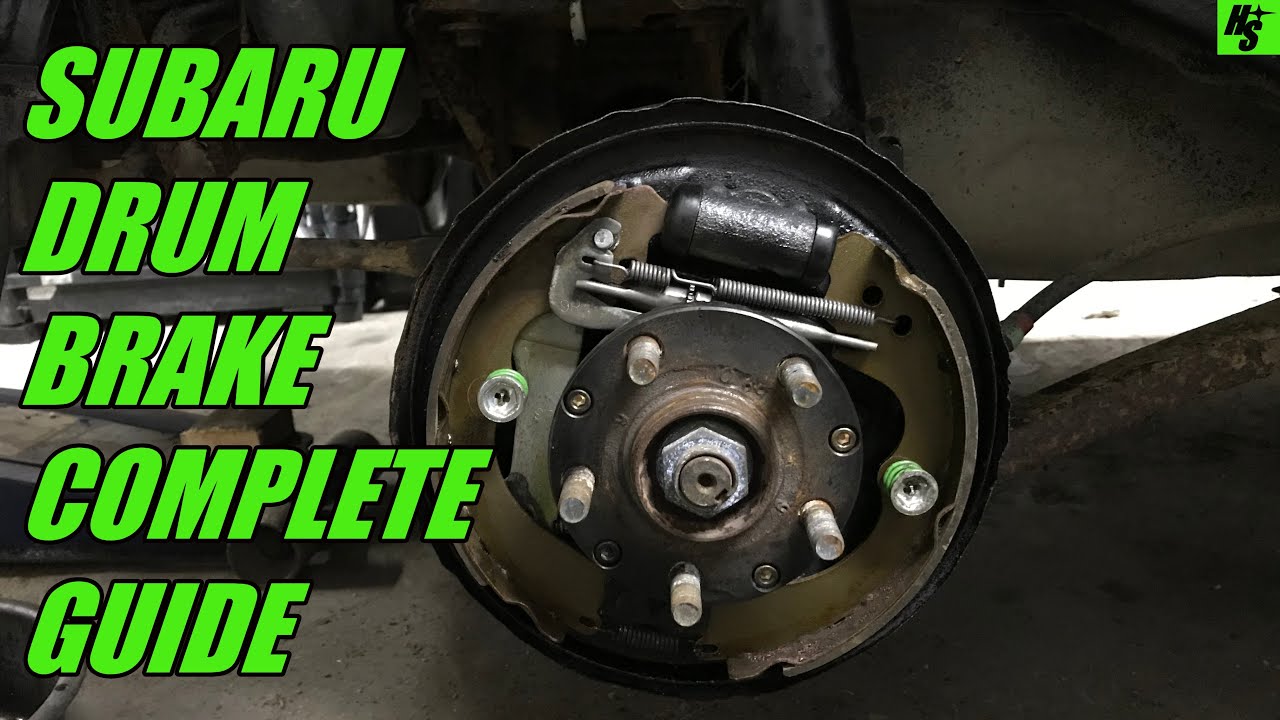 Subaru Forester Rear Drum Brakes - How To